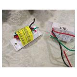 Outdoor Wall Lanterns with Moes Smart Switch Conversion one glass globe one plastic