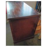 Traditional Seven Drawer Wooden Desk