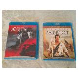 2 Blu ray movies. 30 Days of Night & The Patriot Blu-ray Movie Bundle