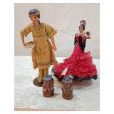 Cultural Doll Collection Set with Miniature Figurines