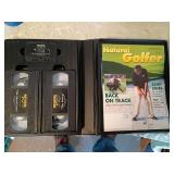 Pro Wedge Angel Golf Training System with Natural Golf VHS Set