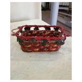 Decorative Woven Reed Basket Set