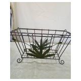 Chinese Made Metal & Bamboo Decorative Baskets Set