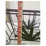 Chinese Made Metal & Bamboo Decorative Baskets Set