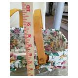 Longaberger Style Floral Lined Basket Set