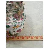 Longaberger Style Floral Lined Basket Set