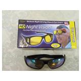 HD Night Vision Anti-Glare Driving Glasses and other glasses items as pictured.
