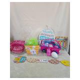Complete Easter Basket Set with Decorations
