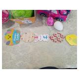 Complete Easter Basket Set with Decorations