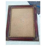 Decorative Mahogany Picture Frames Set one frame missing glass