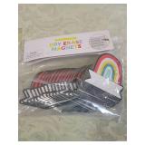 Rainbow and Smiley Face Dry Erase Magnets Set - 26 Count items as pictured