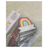 Rainbow and Smiley Face Dry Erase Magnets Set - 26 Count items as pictured
