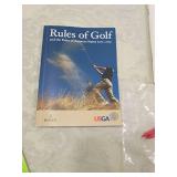 Golf Rules Books & Accessories Collection(items as pictured)