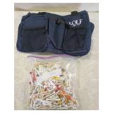 Golf Magazine Bag with + Mixed Golf Tees