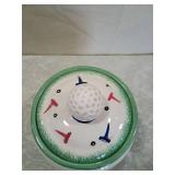 Golf Theme Decorative Cookie Jar