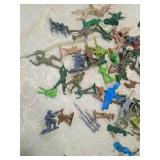 Mixed Plastic Army Men Toy Soldier Collection