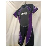 Wetsuit and Snorkel Mask Set - Gotcha Girls and Full Face Mask size 9/10