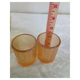 Amber Glass Collection Set