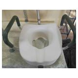 Nova Medical Bathroom Safety Set toilet riser and 16 inch wide shower chair