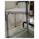 Nova Medical Bathroom Safety Set toilet riser and 16 inch wide shower chair