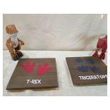 Dinosaur Footprint Wall Art Set