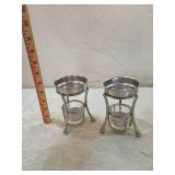 Stainless Steel Food Warmer Set with Decorative Baskets (items in pictures)