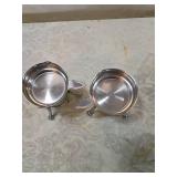 Stainless Steel Food Warmer Set with Decorative Baskets (items in pictures)