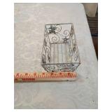 Stainless Steel Food Warmer Set with Decorative Baskets (items in pictures)