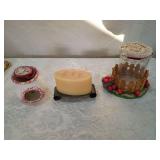 Country Apple Design Candle Holder Collection