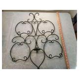 Decorative Wrought Iron Wall Art Set