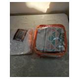 Loop Top Drapery Panel - Natural White 42x84 and a sheets