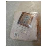 Loop Top Drapery Panel - Natural White 42x84 and a sheets