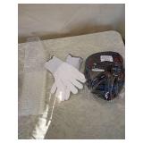 Halloween Costume Set - LED Light Up Mask with Cap and Gloves