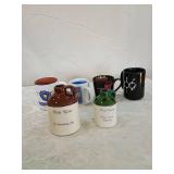 Decorative Mini Moonshine Jugs - Pure Corn & Pencil Parking and mug set.