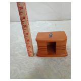 Art Deco Style Bakelite Desk Set with Metal Figures