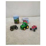 John Deere Farm Toy & Cup Collection and toys