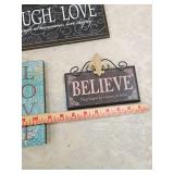 Inspirational Wall Sign Collection