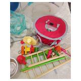 Hamster Cage Accessories Set and fish tank