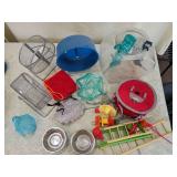 Hamster Cage Accessories Set and fish tank