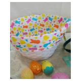 Easter Basket Set with Glitter Eggs