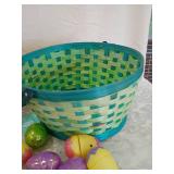 Easter Basket Set with Glitter Eggs