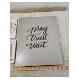 Inspirational Wall Art with Photo Frames Set