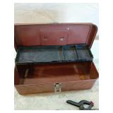 Metal Tool Box with Pliers Set