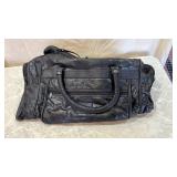 1999 Golf On The Rock Member Guest Leather Duffle Bag