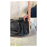 1999 Golf On The Rock Member Guest Leather Duffle Bag