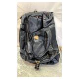 Shadow Ridge Black Leather Duffle Bag