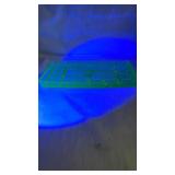 Light Green Depression Uranium Glass Relish Tray