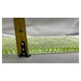 Light Green Depression Uranium Glass Relish Tray
