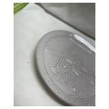 1969 Frankoma Christmas Plate - Laid in a Manger