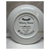 Franklin Mint Winter Home Limited Edition Plate 1992